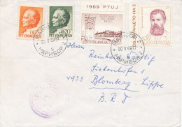 Yugoslavia Cover Sent To Germany Maribor 30-5-1969 - Lettres & Documents