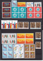 UNO NEW YORK - ** / MNH - 1972 - DEFINITIVES, AIRMAIL, HEALTH, EUROPE, ENVIRONMENT, SERT - Ungebraucht