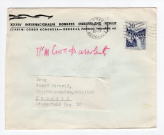 1965. YUGOSLAVIA,SERBIA,BELGRADE,INTERNATIONAL CONGRESS INDUSTRIAL CHEMISTRY,COVER - Brieven En Documenten