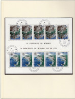 CEPT 1978 Monaco Block 12 O 25€ Kathedralen Kirche Denkmäler Bloque Art Hoja M/s Church Bloc Architectur Sheet Bf EUROPA - 1978