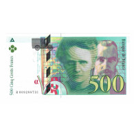 France, 500 Francs, Pierre Et Marie Curie, 1994, R.009, SPL+, Fayette:76.1 - 500 F 1994-2000 ''Pierre Et Marie Curie''