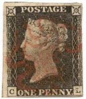 Bp5:plate 4 : C__L:4 Margins - Used Stamps