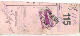 Dc34: Fragment: ANDENNE-SEILLES N B DEPART / N° SP 176 - Nord Belge