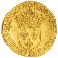 Charles IX-Écu Dor Au Soleil 1567 Paris - 1560-1574 Carlo IX