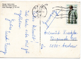 71799 - Norwegen - 1978 - 1,80Kr Ibsen EF A AnsKte GEILO -> Westdeutschland - Lettres & Documents