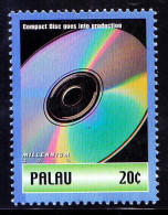 Palau 2000 MNH, Sony 1st Optical Digital Audio Disc Of Computer, Millennium - Informatik