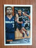 ST 11 - NBA SEASONS 2013-14, Sticker, Autocollant, PANINI, No 122 Ramon Sessions Charlotte Bobcats - Books