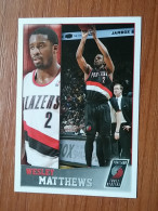 ST 16 - NBA SEASONS 2013-14, Sticker, Autocollant, PANINI, No 243 Wesley Matthews, Portland Trail Blazers - Books