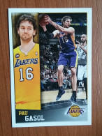 ST 17 - NBA SEASONS 2013-14, Sticker, Autocollant, PANINI, No 278 Pau Gasol, Los Angeles Lakers - Books