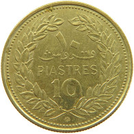 LEBANON 10 PIASTRES 1972  #a081 0287 - Liban