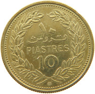 LEBANON 10 PIASTRES 1972  #a047 0455 - Liban