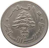 LEBANON 10 PIASTRES 1961  #a043 0597 - Liban