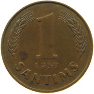 LATVIA SANTIMS 1937  #a085 1001 - Lettonie