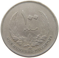 LIBYA 100 MILLIEMES 1965  #s056 0187 - Libye