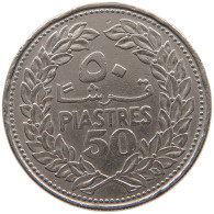 LEBANON 50 PIASTRES 1969  #a079 0407 - Libanon