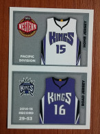 ST 22 - NBA SEASONS 2015-16, Sticker, Autocollant, PANINI, No 391 Home Jersey Sacramento Kings - Books