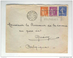 FRANCE 2 Lettres Cachets Cigarettes GITANES Et CELTIQUES 1937/39 TP Semeuses Et Paix   --  EE861 - Tobacco