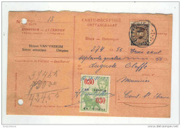 Carte Récépissé Képi OTTIGNIES 1933l - Entete Van Vrekom , Scierie Mécanique  --  GG653 - 1931-1934 Mütze (Képi)