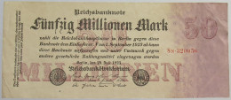 INFLATION 50 MILLIONEN MARK 1923  #alb016 0607 - 50 Mio. Mark