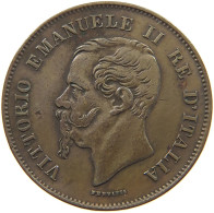 ITALY 5 CENTESIMI 1861 M Vittorio Emanuele II. 1861 - 1878 #c080 0361 - Andere & Zonder Classificatie