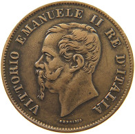ITALY 5 CENTESIMI 1861 M Vittorio Emanuele II. 1861 - 1878 #a032 0059 - Autres & Non Classés