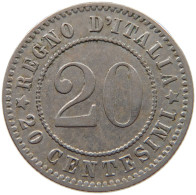 ITALY 20 CENTESIMI 1894 KB UMBERTO I. 1878-1900 #c040 0105 - 1878-1900 : Umberto I