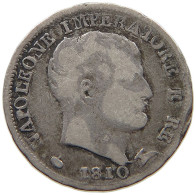 ITALY STATES NAPOLEON I. 5 SOLDI 1810 M Napoleon I. (1804-1814, 1815) #t138 0247 - Napoleontisch