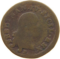 ITALY STATES NAPLES TORNESE 1791 Ferdinando IV (I) Di Borbone, 1759-1816 #c006 0091 - Naples & Sicile
