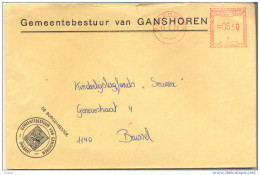 4Za938 : Roodstempel: GANSHOREN P.B.U. 142 > 1140 BRUSSEL ( Nederlands 1976) - 1960-1979