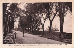 FRANCE - Pauillac Trompeloup - Le Quai Du Président-Wilson Et Les Appontements Du  Midi - LL. - Carte Postale Ancienne - Pauillac