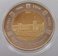 MONACO MEDAL 2005 SPECIMEN ESSAI PROBE #sm07 0903 - Otros & Sin Clasificación