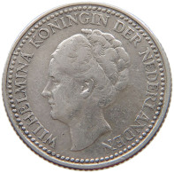 NETHERLANDS 1/2 GULDEN 1921 Wilhelmina 1890-1948 #s078 0311 - 1/2 Florín Holandés (Gulden)