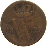 NETHERLANDS 1/2 CENT 1823 B WILLEM I. 1815-1840 #c014 0027 - 1815-1840: Willem I