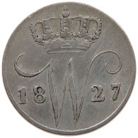 NETHERLANDS 5 CENTS 1827 B WILLEM I. 1815-1840 #t143 0647 - 1815-1840: Willem I