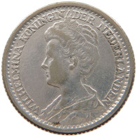NETHERLANDS 25 CENTS 1919 Wilhelmina 1890-1948 #c068 0249 - 25 Cent