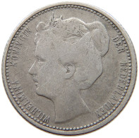 NETHERLANDS 25 CENTS 1906 Wilhelmina 1890-1948 #s049 0553 - 25 Cent