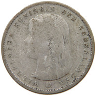 NETHERLANDS 25 CENTS 1897 Wilhelmina 1890-1948 #a032 0975 - 25 Cent