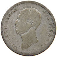 NETHERLANDS 25 CENTS 1849 WILLEM II. 1840-1849 #s060 0353 - 1840-1849 : Willem II