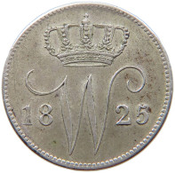 NETHERLANDS 25 CENTS 1825 WILLEM I. 1815-1840 #t083 0101 - 1815-1840 : Willem I