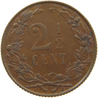 NETHERLANDS 2 1/2 CENTS 1903 Wilhelmina 1890-1948 #c046 0177 - 2.5 Cent