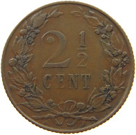 NETHERLANDS 2 1/2 CENTS 1903 Wilhelmina 1890-1948 #a011 0553 - 2.5 Centavos