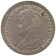NETHERLANDS 10 CENTS 1919 Wilhelmina 1890-1948 #s017 0153 - 10 Cent
