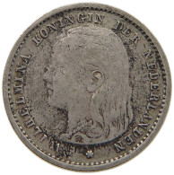 NETHERLANDS 10 CENTS 1897 Wilhelmina 1890-1948 #t002 0259 - 10 Cent