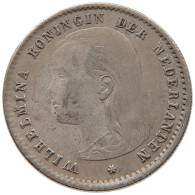 NETHERLANDS 10 CENTS 1897 Wilhelmina 1890-1948 #s031 0281 - 10 Cent