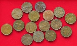 COLLECTION LOT AUSTRALIA 2 CENTS 16PC 85G  #xx2 2035 - Collezioni