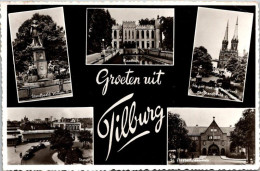 Groeten Uit Tilburg, Standbeeld 1955 (5-luik) (NB) - Tilburg