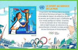 ONU Genève 2021 - Sport For Peace - IOC - Tokyo Olympic Games - Feuillet Souvenir *** - Neufs