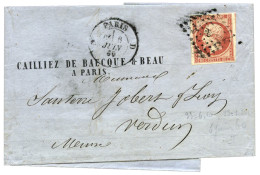 FRANCE : N°17A Obl. Sur Lettre - Other & Unclassified