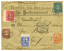 MEXICO : Lettre Cover Hotel De Mexico Veracruz 1899 To France - Mexique