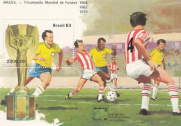 BRAZIL Block 59,unused,football - Blocks & Sheetlets